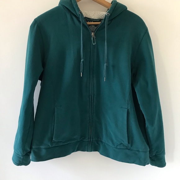 L.L. Bean Tops - L.L. Bean | Sherpa lined Hooded Sweatshirt
